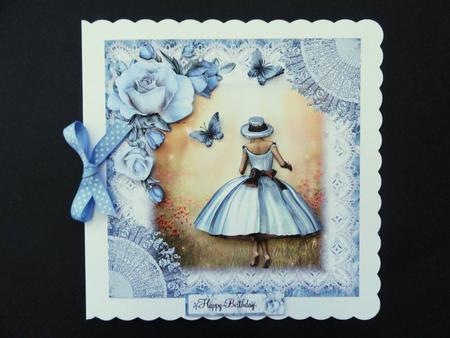 Tiptoe Through the Forest Card Front Kit by Valerie Spowart