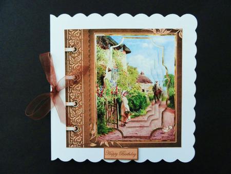 Market Day Card with Shaped Layers by Valerie Spowart