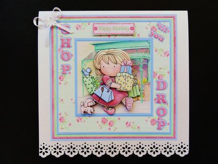 Shop Til You Drop 8x8 Mini Kit & Decoupage by Valerie Spowart
