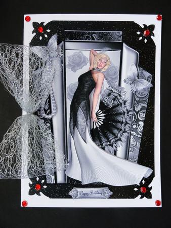 Gorgeous Art Deco Beauty Shaped Topper by Valerie Spowart