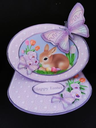Butterfly Easter Oval Easel Mini Kit by Valerie Spowart