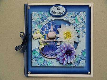 Blue Greetings by Valerie Spowart