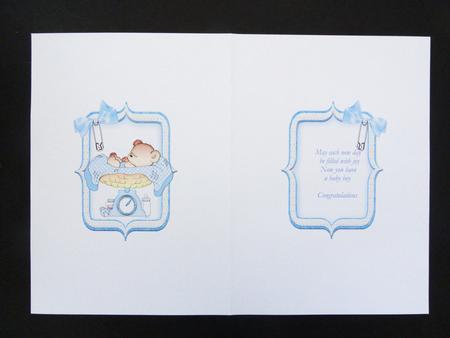 Cute Baby Boy Weighs in Insert by Valerie Spowart