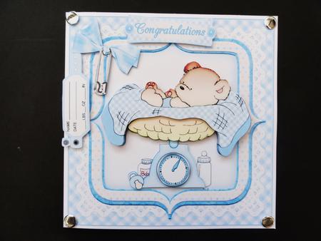Cute Baby Boy Weighs In by Valerie Spowart
