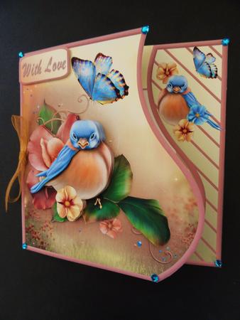 Little Bird - Wavy Border Card Mini Kit by Valerie Spowart