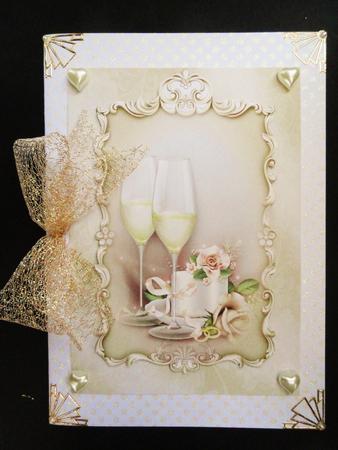 Wedding Champagne & Cream Roses by Valerie Spowart