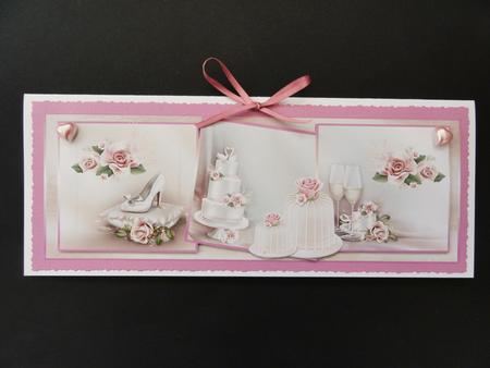 Large Dl Card Wedding by Valerie Spowart