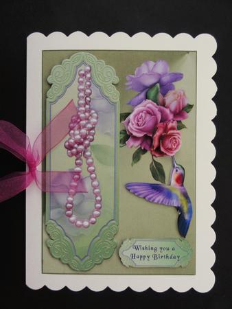 Pearls Wings and Roses by Valerie Spowart