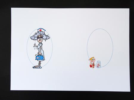 Nurse Stella Has Happy Pills Insert by Valerie Spowart
