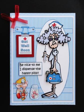 Nurse Stella Has Happy Pills by Valerie Spowart