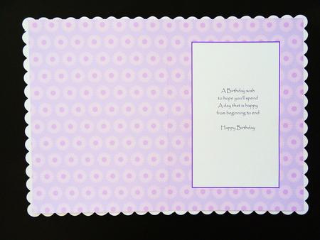 Lilac Daisies A5 Insert by Valerie Spowart