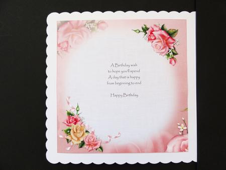 8x8 Edwardian Roses on Ruffle Mat Insert Plate by Valerie Spowart
