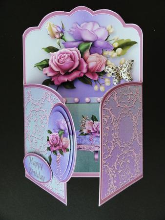 Beautiful Roses Gatefold Mini Kit by Valerie Spowart