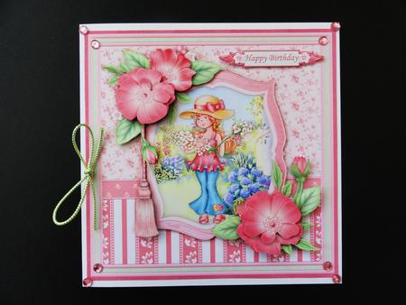Flower Girl 8x8 Mini Kit & Decoupage by Valerie Spowart