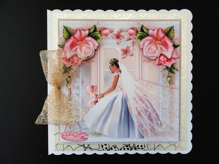 The Flower Girl Card Front Kit by Valerie Spowart