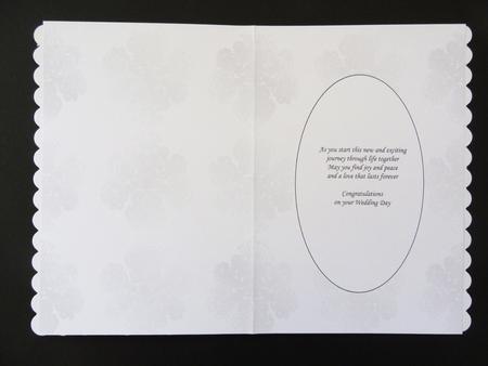 Damask Wedding Grey Insert by Valerie Spowart