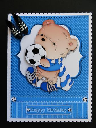 Ted's Kicking It for His Birthday Blue by Valerie Spowart