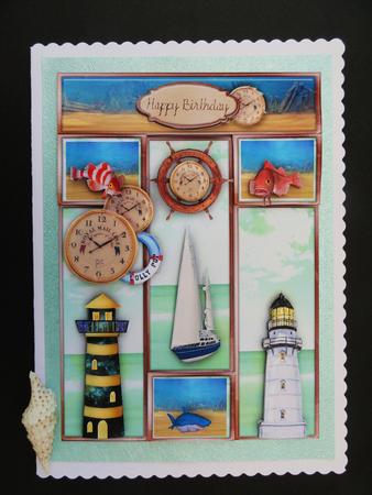 The Sea's Male Card by Valerie Spowart