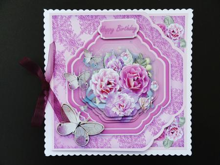 Pink and Pretty Cut Corners Card Mini Kit by Valerie Spowart