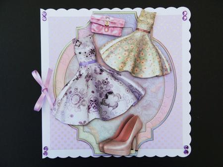 Dressing in Style Card Topper by Valerie Spowart