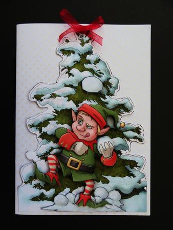 Shaped Topper - Christmas Elf - Incoming!! by Valerie Spowart