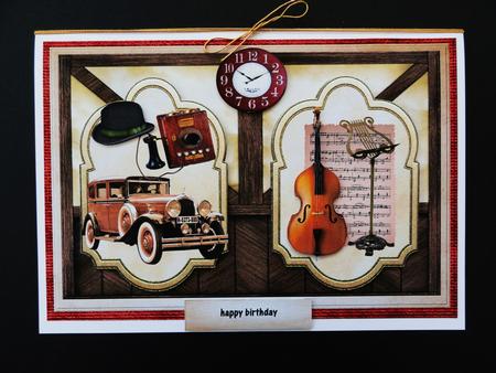 Male Card Nostalgia by Valerie Spowart