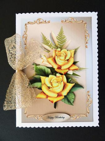 Classic Yellow Roses by Valerie Spowart
