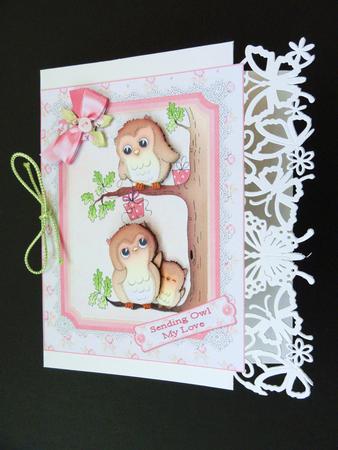 Sending Owl My Love by Valerie Spowart