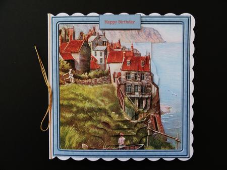 Robin Hood Bay Card with Stackers by Valerie Spowart