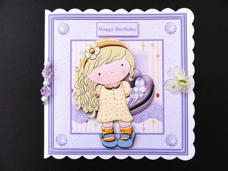 A Box of Chocolates Card with Decoupage by Valerie Spowart