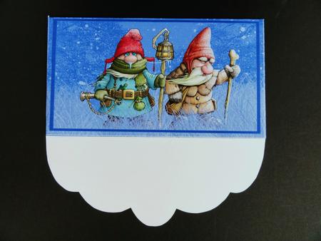 Winter Gnome Money Wallet by Valerie Spowart