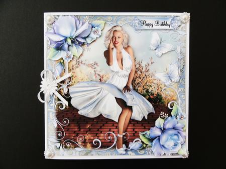 The Beautiful Blonde Card Front Kit by Valerie Spowart