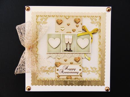 Love Hearts - Anniversary or Wedding by Valerie Spowart