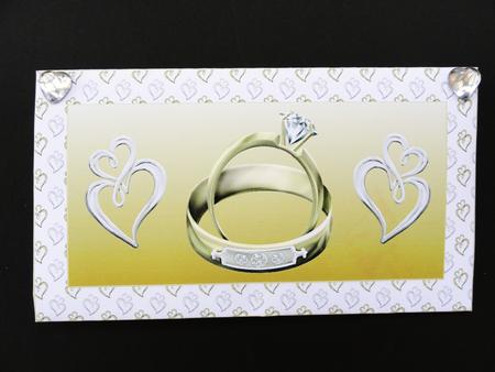 With This Ring I Thee Wed Money Wallet by Valerie Spowart
