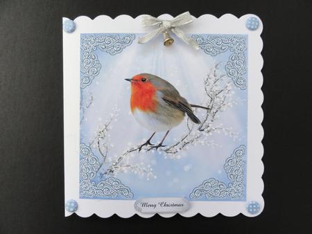 Robin Resting on a Branch by Valerie Spowart