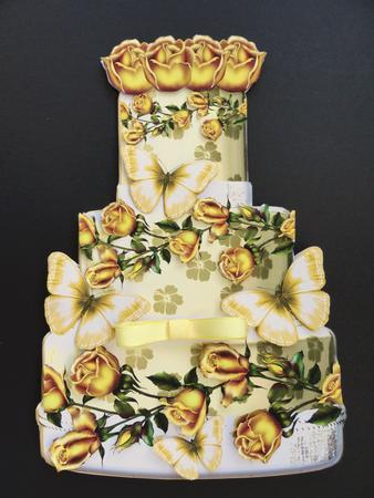 Beautiful Golden Wedding Anniversary Cake Kit by Valerie Spowart