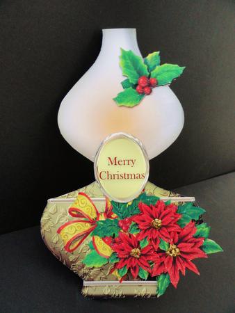 Oil Lamp Card Mini Kit - Christmas Night by Valerie Spowart