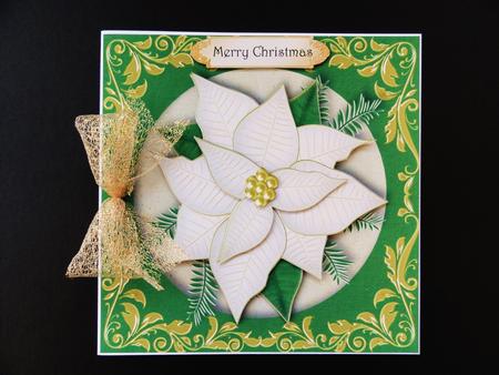 White Christmas Poinsettia Mini Kit by Valerie Spowart