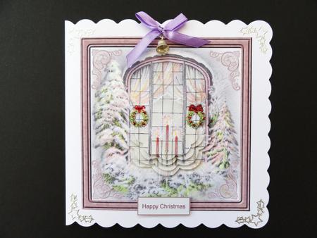 Christmas Window Petal Stacker by Valerie Spowart