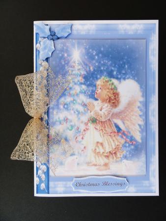 A5 Beautiful Praying Angel by Valerie Spowart