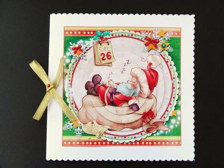 Santa's Been Busy Pyramid by Valerie Spowart