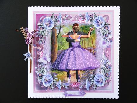 The Dance Vintage Style Topper by Valerie Spowart
