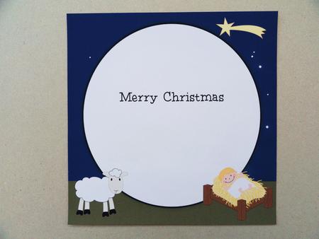 Insert for Nativity 8x8 Quick Card by Valerie Spowart