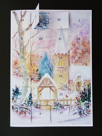 Church in the Snow Advent Calendar by Valerie Spowart