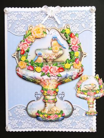 Beautiful Colorful Fountain by Valerie Spowart