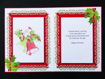 Lovely A5 Christmas Incert by Valerie Spowart