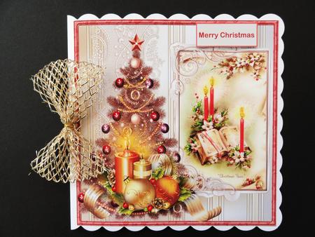Candles, Baubles and Christmas Tree by Valerie Spowart