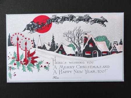Christmas Candles Money Wallet by Valerie Spowart