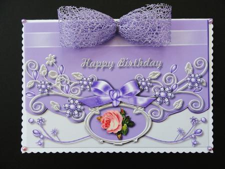 Jeweled Card Happy Birthday by Valerie Spowart