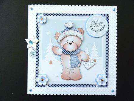 Barclay with Envelope Christmas Topper by Valerie Spowart